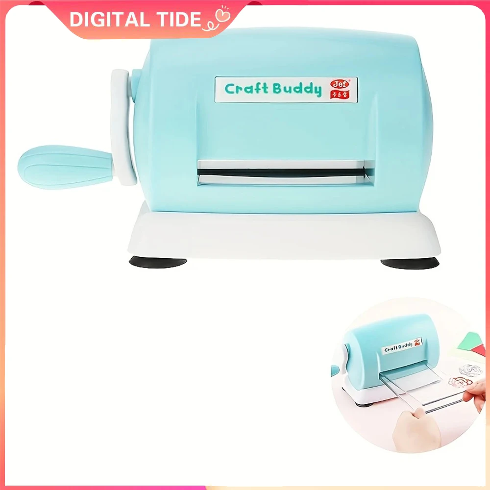

5 Colors Die Cutting Embossing Machine Scrapbooking Cutter Paper Card Cutting Embossing Machine Hand DIY Craft Buddy
