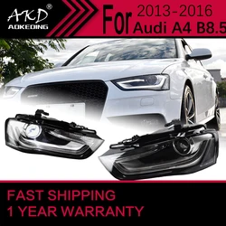 Car Lights for Audi A4 B8.5 A4L LED Headlight 2013-2016 S4 Head Lamp Drl Projector Lens Automotive Accessories