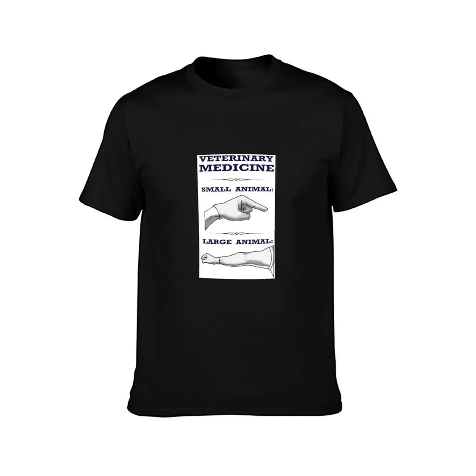 Veterinary Medicine - Large vs. Small Animal T-Shirt Comfortable Workout Short Sleeve Shirt T-Shirt