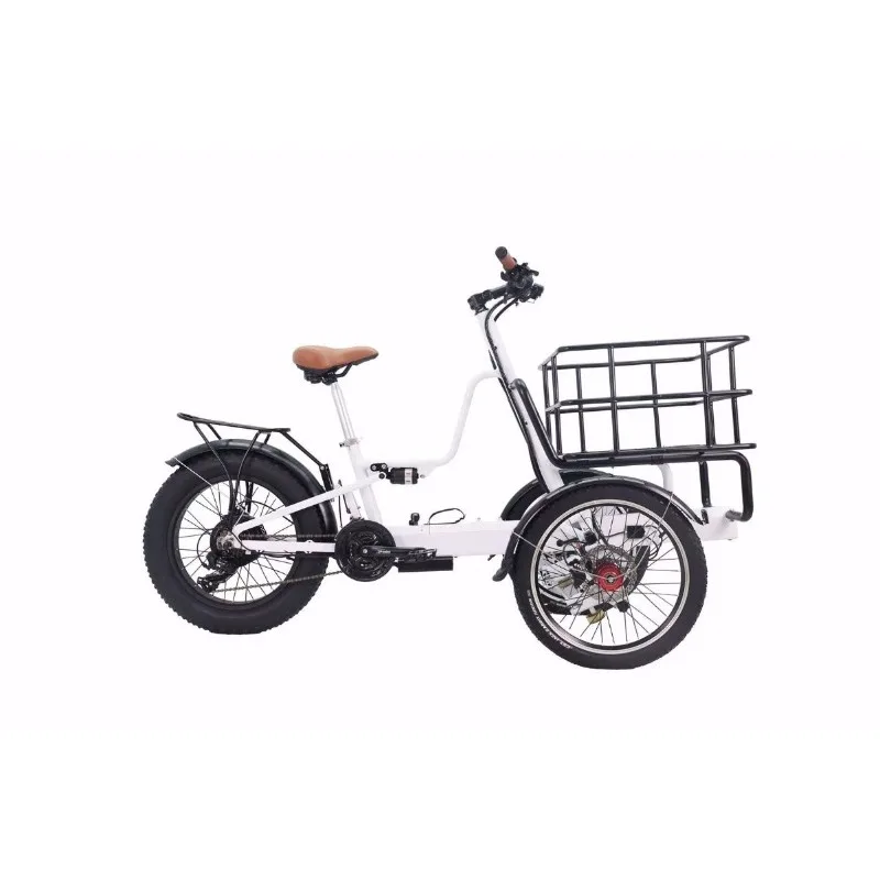 

Offroad Electric Tricycle E-bike 3 Wheel Electric Long Range Electric Front Cargo Bike 250W/350W/500W/750W