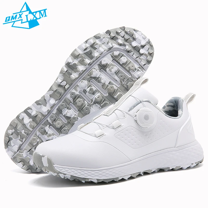 Golf Shoes Men 2024 Waterproof Breathable Couple Golf Sneakers Women Non-slip Spikeless Sports Shoes Walking Outdoor Footwear