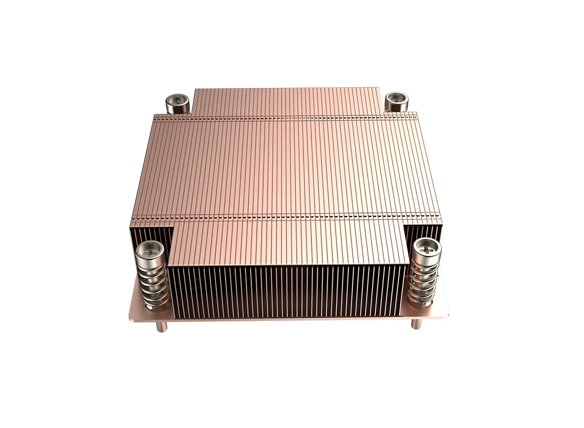 High-performance all-copper 200W VC LGA1700 passive CPU cooler heat sink Water heatsink for computer server