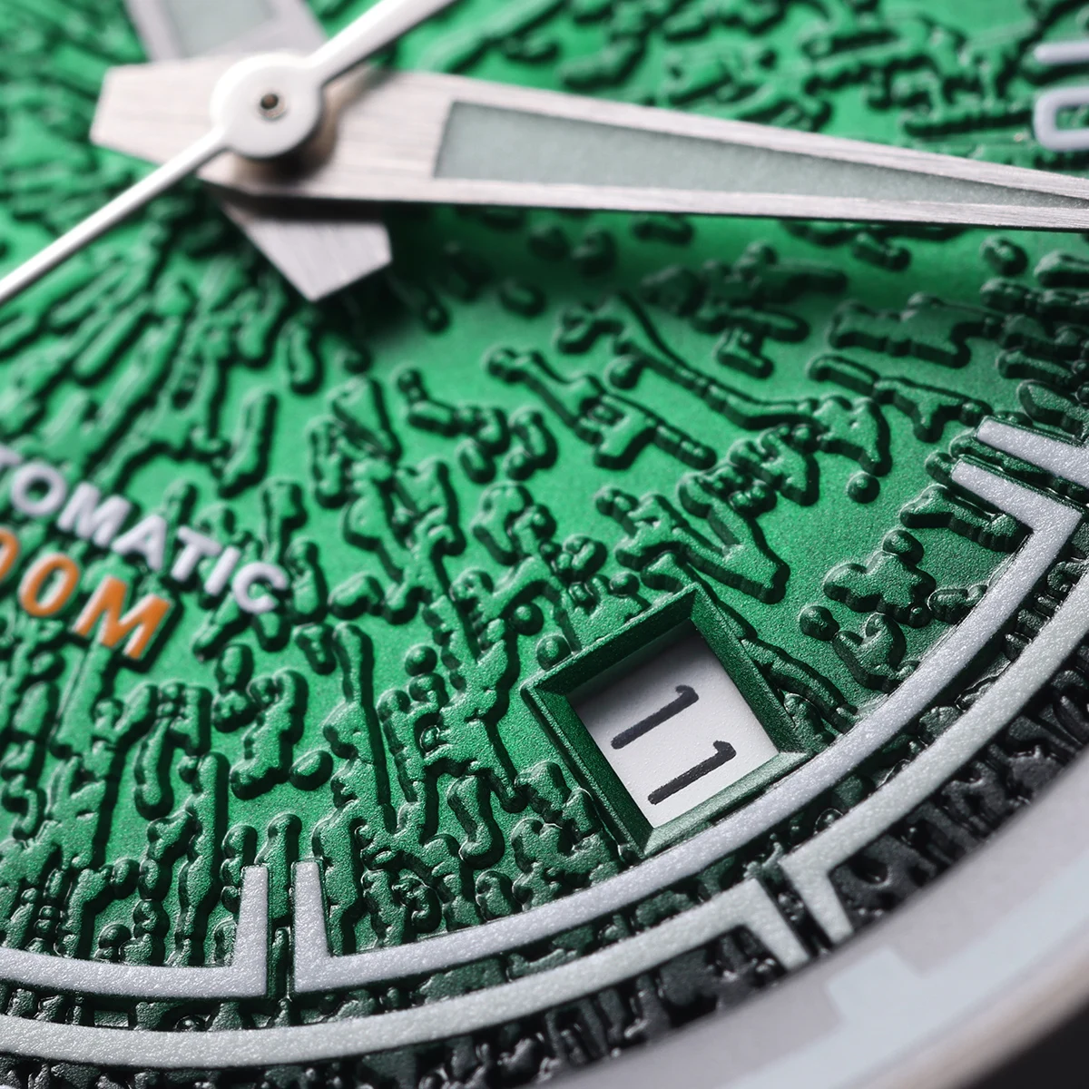 BERNY Herren-Taucheruhren, Titan, automatisch, mechanisch, superleuchtend, Herren-Taucheruhr, Saphirglas, 200 m wasserdicht, Sporttauchen – Detail 9
