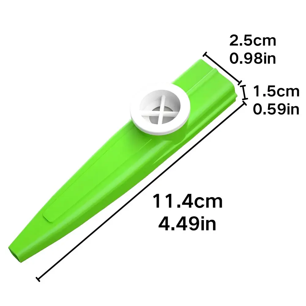 4/20pcs Random Color Plastic Kazoo for Beginners, Classroom Activities, Family Entertainment, Party Favors & Gifts YMY