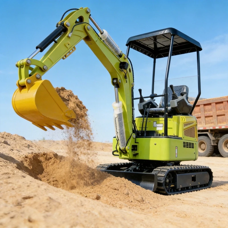 

1.2Ton mini excavator kubota engine Epa/Euro 5 Europe Construction mini diesel excavator mini diggers europe excavator tools