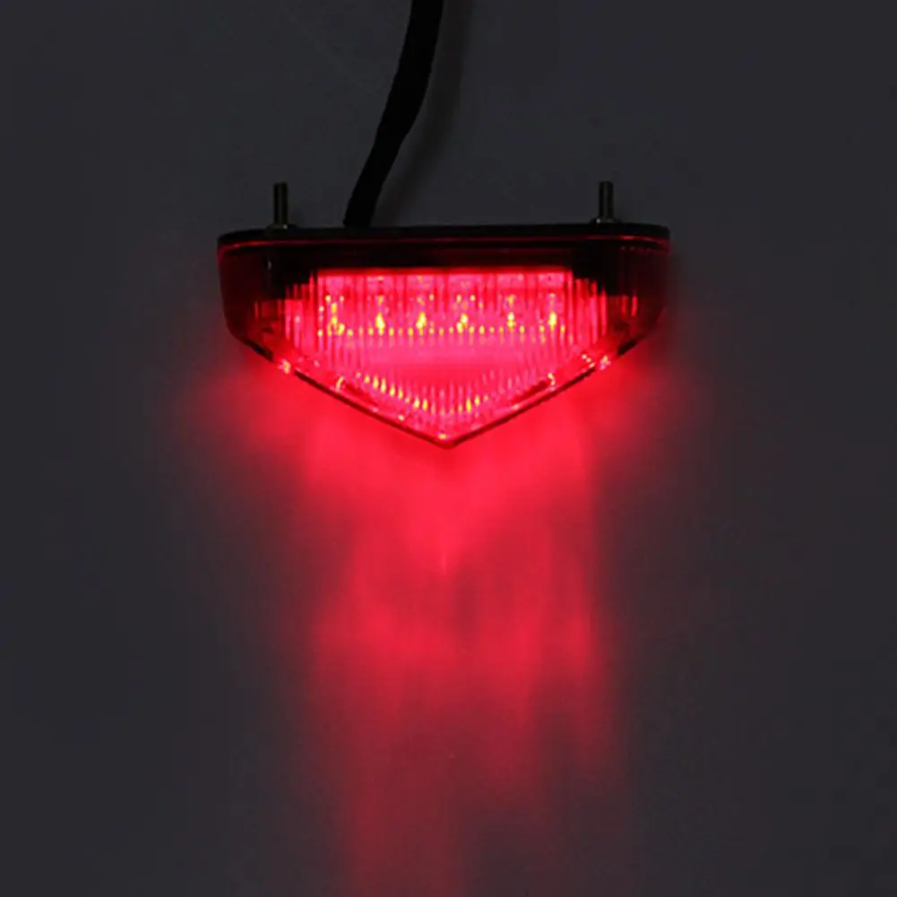 12V Motorcycle Tail Rear Light Lamp Taillight Motor Brake Stop Lights Universal Motorcycle Tail Light Rear Brake Warning Led Lig - Image 3