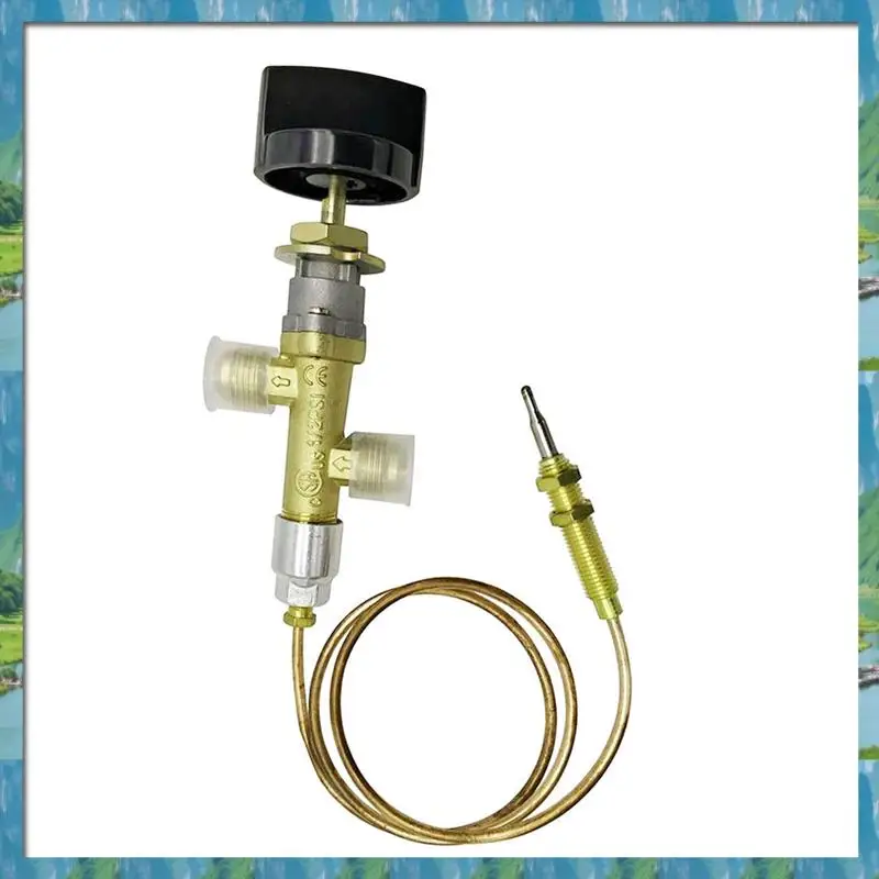 Inventory-Low Pressure Propane Gas Flame Failure Safety Control Valve Kit 5/8-18UNF (3/8Inch Flare)