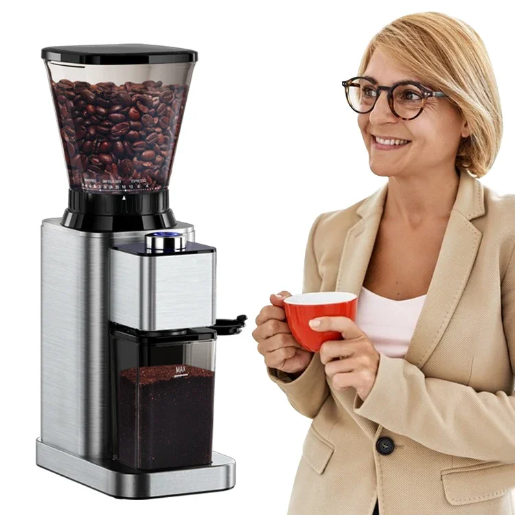 Electric industrial Coffee Maker Commercial Automatic Bar espresso Coffee Machine With Grinder manual