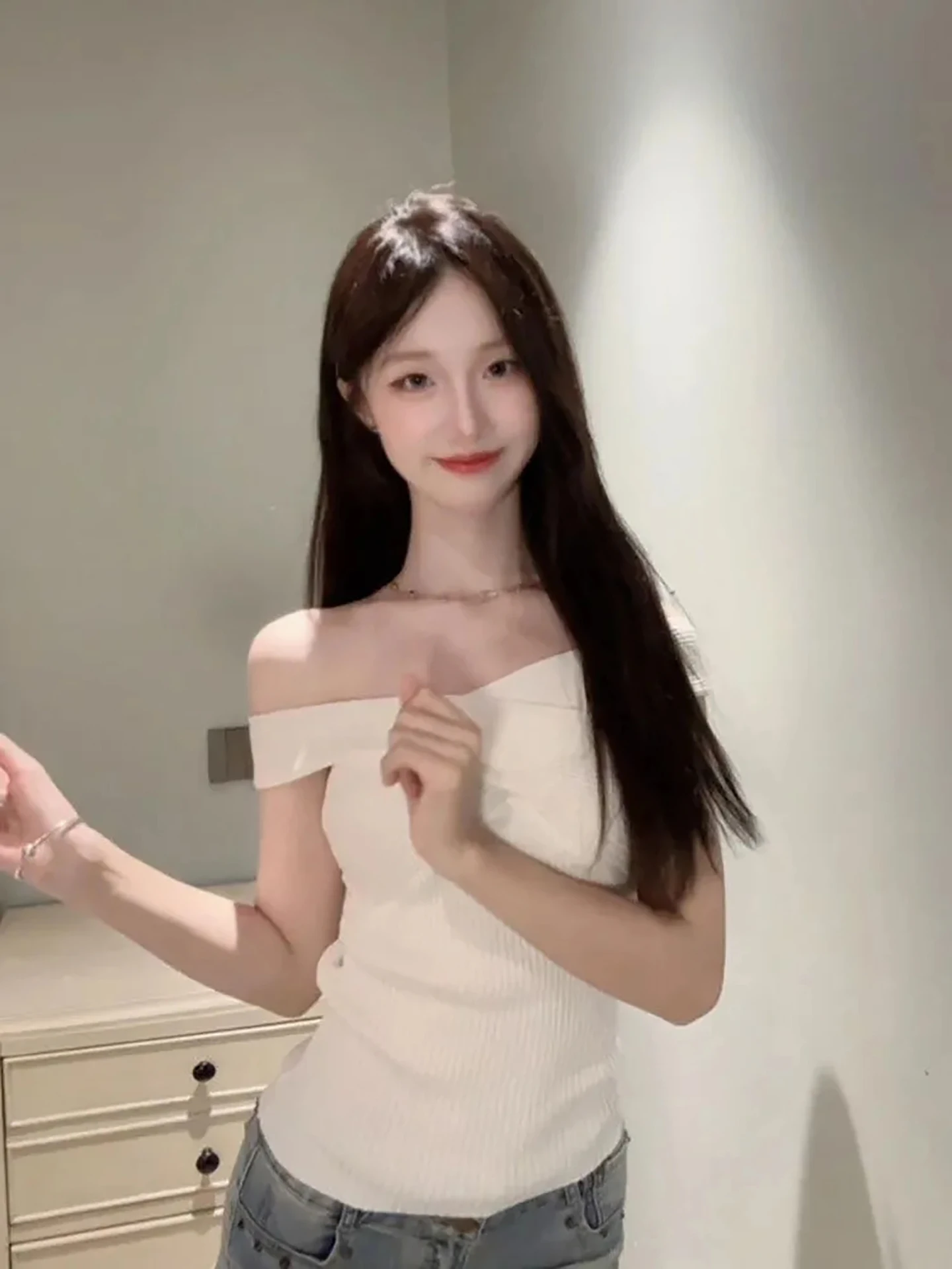 

Женский облегающий вязаный свитер Pure Desire: новинка весенней коллекции, с эффектом утяжки талии, универсальный повседневный топ для ежедневной носки