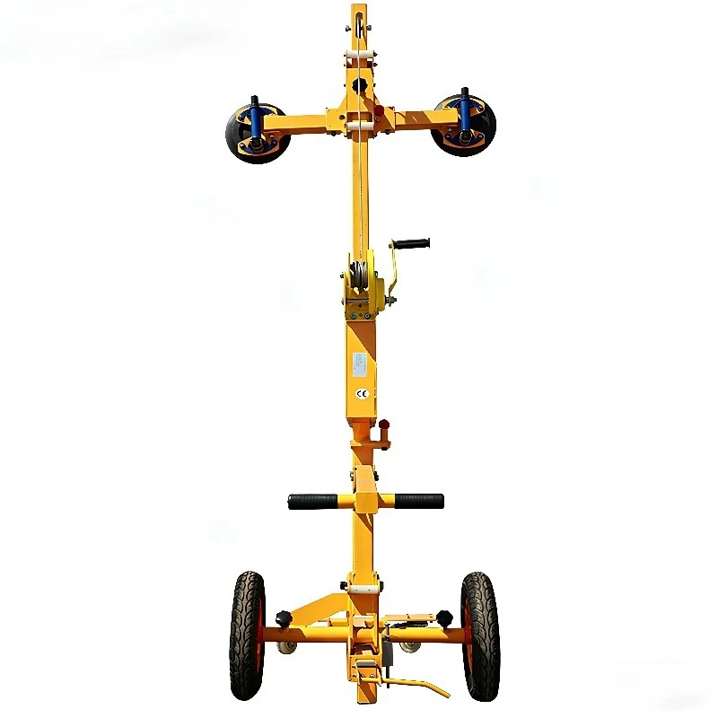 2026 Hot-selling 200kg manual glass mobile cart