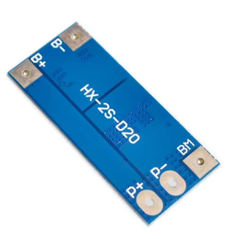 2-string 7.4V18650 lithium battery protection board 8.4V lithium battery protection board 13A working current 20A current limit