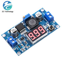 LM2596 DC DC Step Down Converter Voltage Regulator LED Display Voltmeter 4.0~40 to 1.3-37V Buck Adapter Adjustable Power Supply