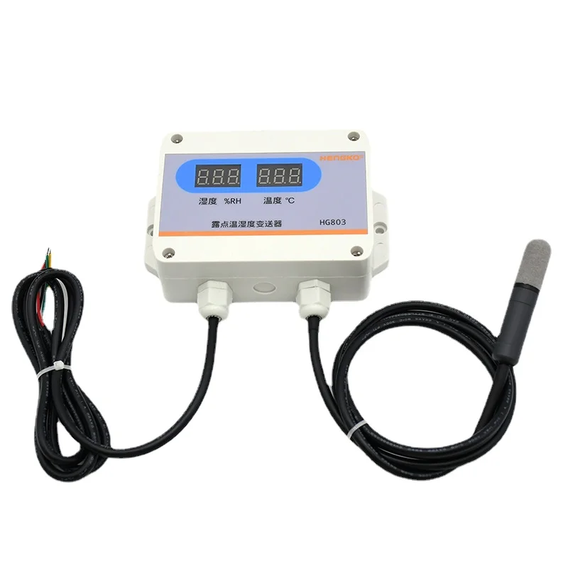 RS485 dew point transmitter waterproof and dustproof building automation online wall mounted temperature and humidity sensor