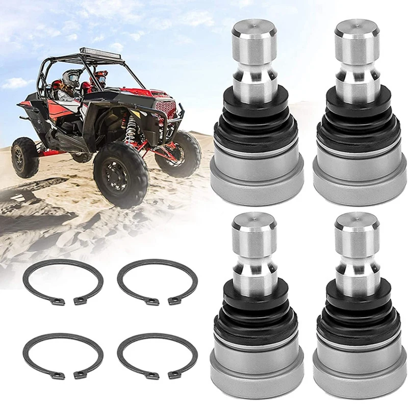 

4 Pack 7061220 Ball Joint For Polaris RZR XP 900 Ranger 800 Upper Lower 7081666, 7081580, 7081505, 7081462