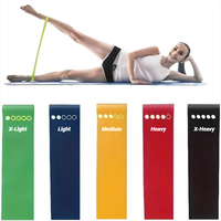 7Pcs Tpe Resistance Bands Fitness Set Rubber Loop Strength Training Workout Expander Yoga Gym Equipment Elastic Portable Pilates