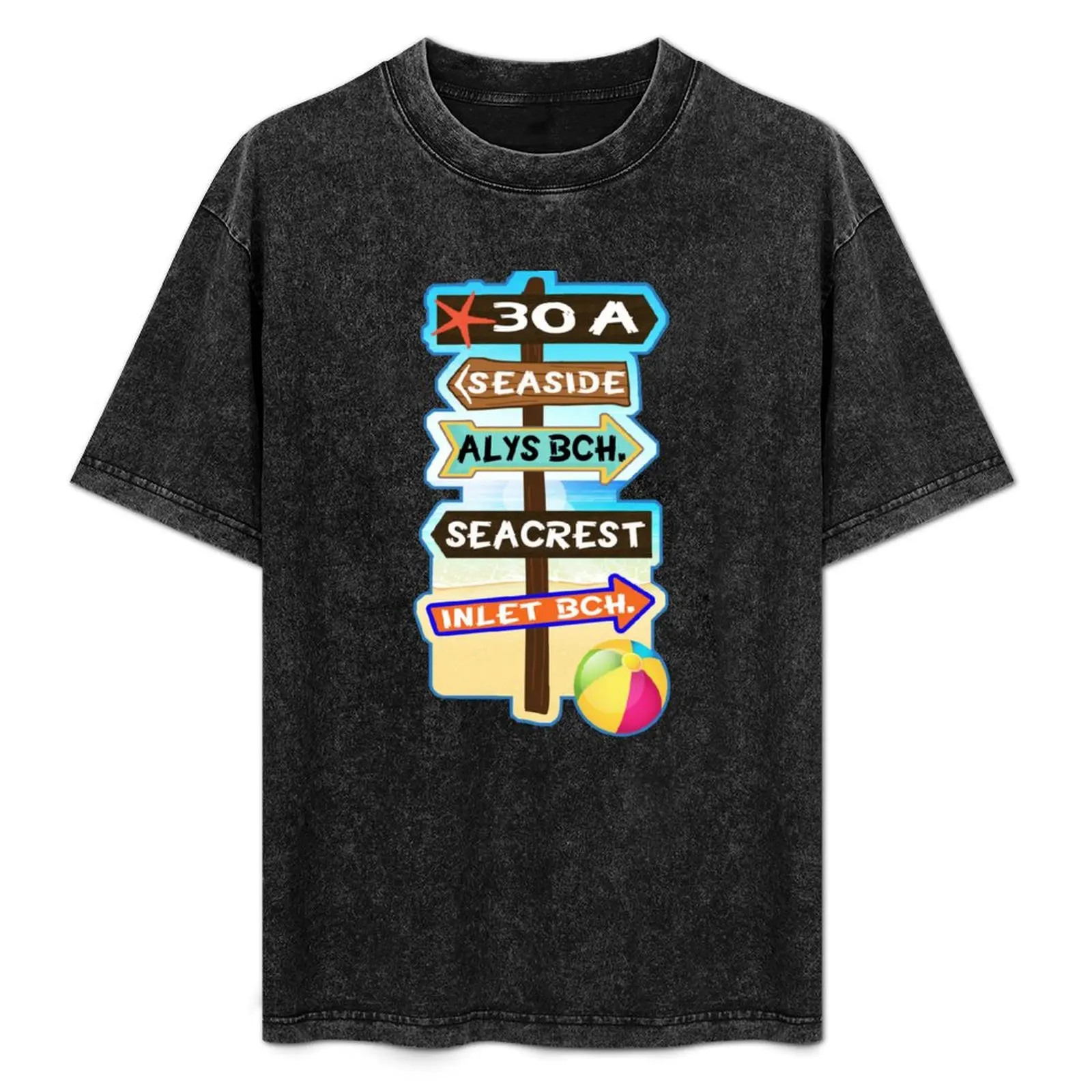 

30 A Florida Walton County Inlet Beach Alys Beach Seacrest Seaside 30A T-Shirt Casual Trendy Short Sleeve T-Shirt