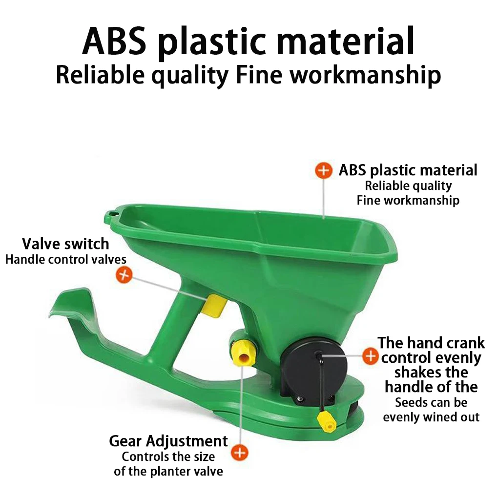 

Effortlessly Distribute Nutrients Manual Seeders Sowing Tool Manual Fertilizers Spreader
