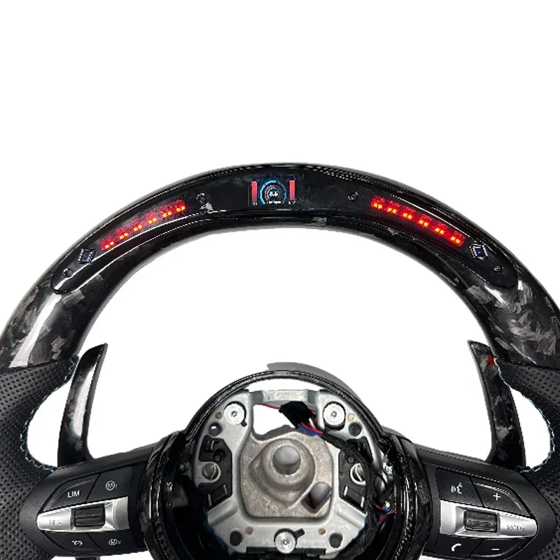 Carbon Fiber Steering Wheel M5 M3 G20 G28 G30 Car LED Steering Wheel for bmws 5 steering wheel f10/2013 f30