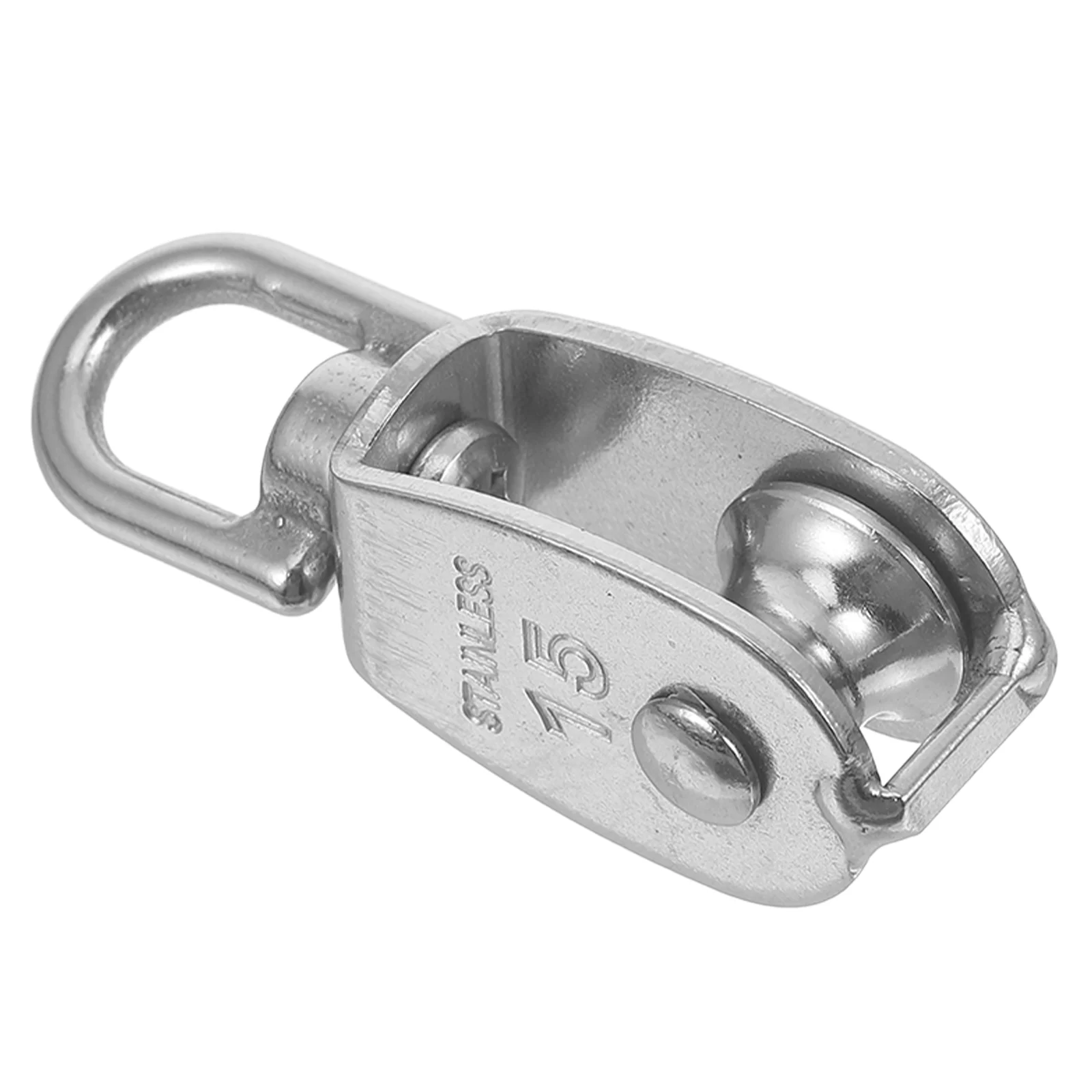 Wire Rope Rigging Accessories Pulley Lifting Block Blocks Swivel 610X21X21CM Stainless Steel Heavy Duty Load Bearing