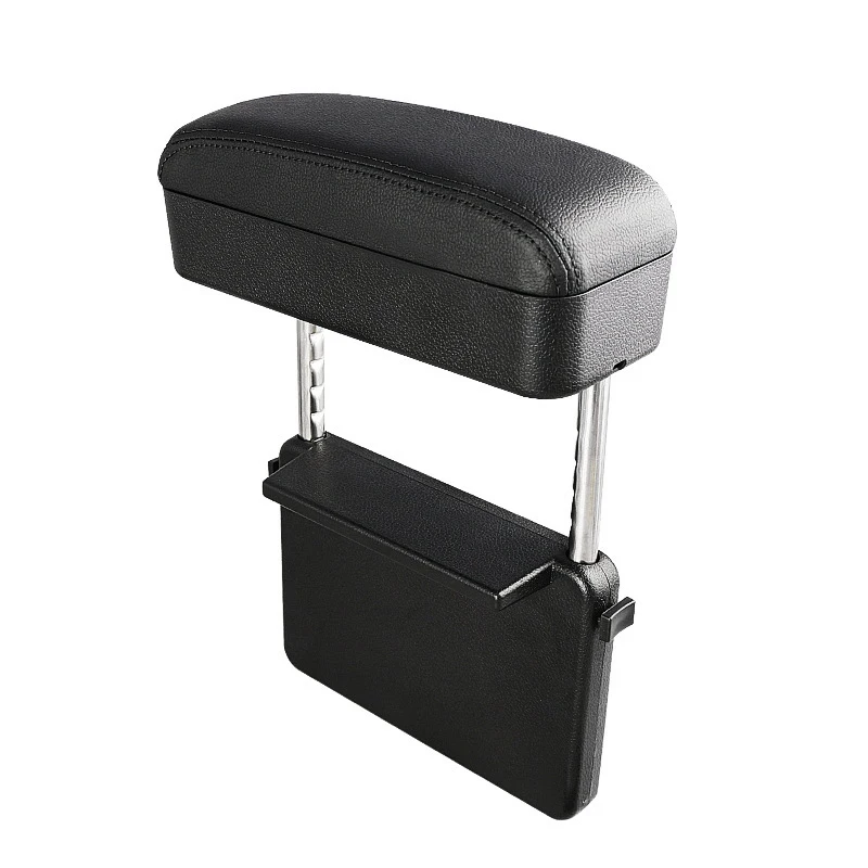 

Universal Car Center Console Armrest Box Multifunctional Storage Organizer Adjustable Heightened Quality Elbow Rest for Most Car