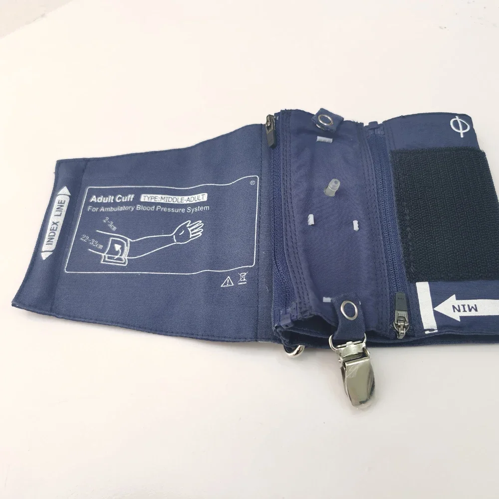 Star Pulse WBP-02 Ambulatory  Pressure Cuff Zipper 22-32-36 Ambulatory  Pressure  Cuff Medium Large