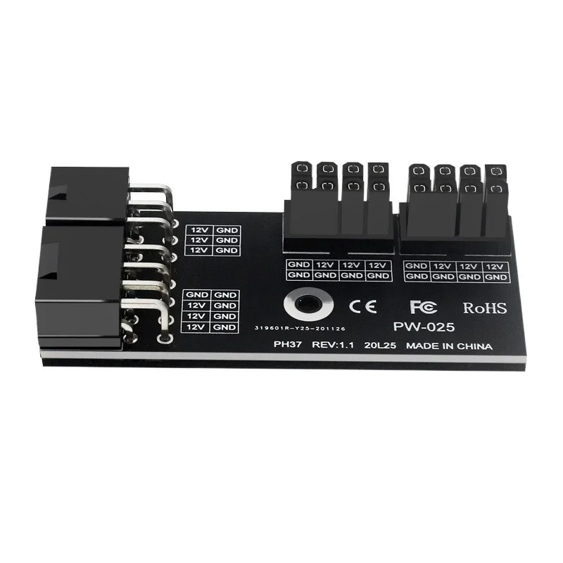 2Pcs/lot 8+8 power supply adapter GPU NCard ACard Power Supply Steering Joint for Graphics Card