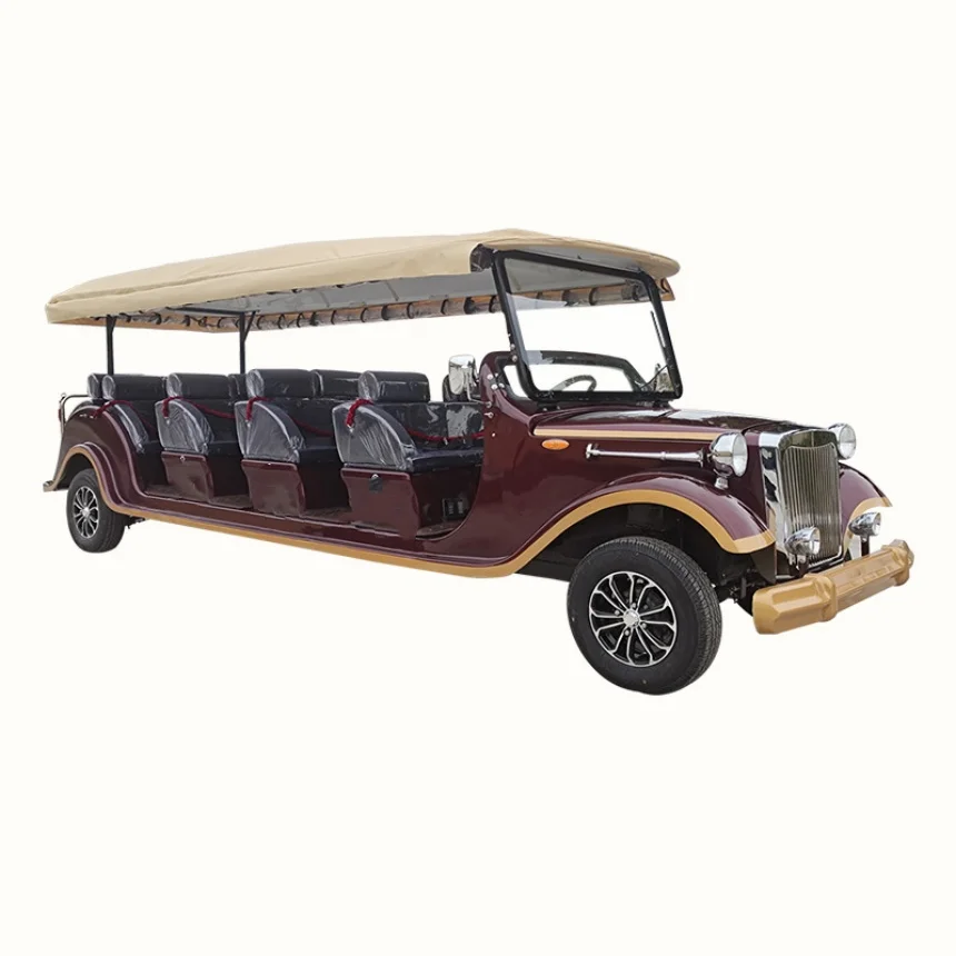 Golf Cart Lithium Battery 72V120AH Maximum Travel Speed 40-45 Km/h Golf Cart Free Custom Color Sightseeing Vintage Classic Car