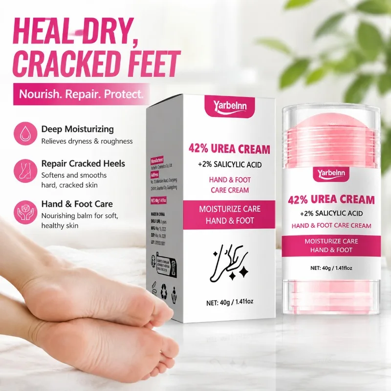 Anti-chapping Heel Repair Balm Stick Hydrate Cracked Dry Skin Nourish Rough Hand Foot Epidermis Solid Ointment Daily Extremity