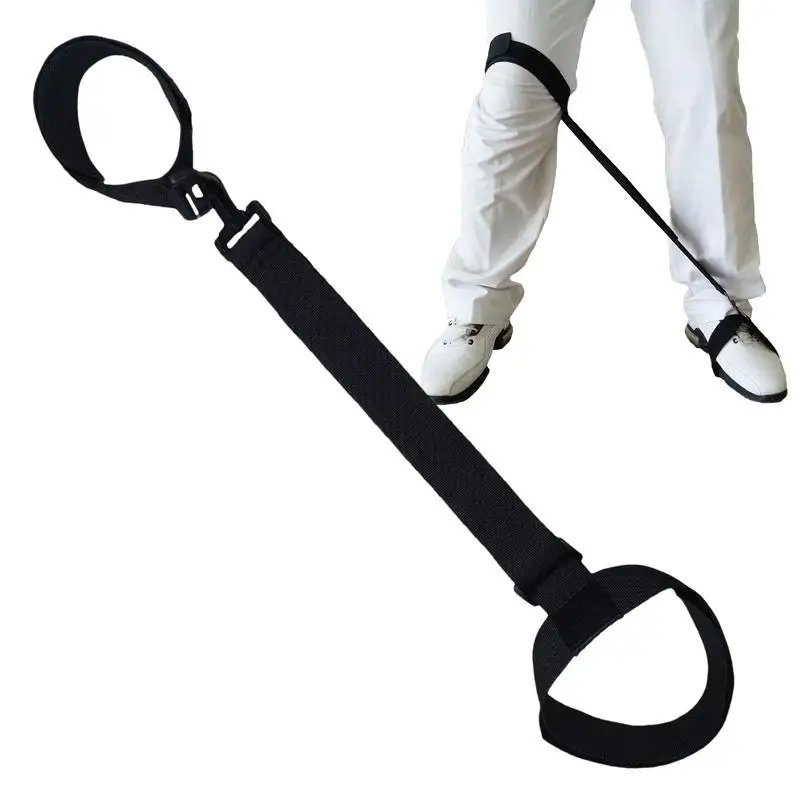 

Учебное пособие по гольфу, нейлоновый тренировочный ремень для ног, портативное тренировочное пособие для коррекции осанки, износостойкие тренировочные инструменты для мужчин и