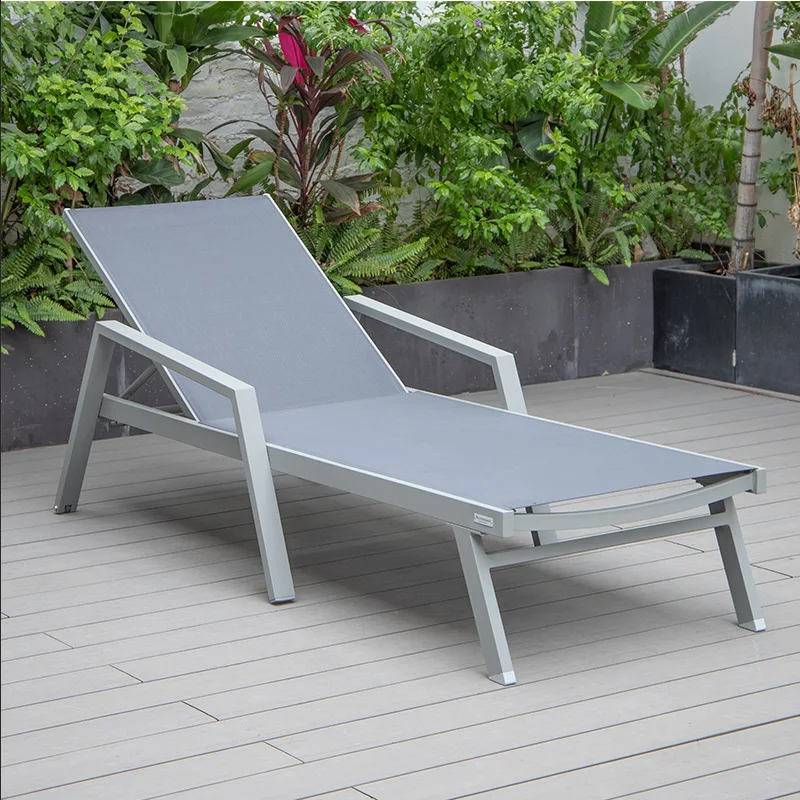 

Outdoor Patio Furniture Set Portable Light Weight Swimming Pool Lounge Chairs Mesh Fabric Sun Loungers Beach Chairs Courtyardpro