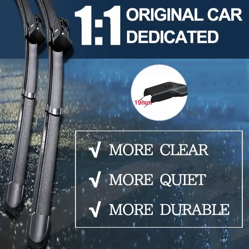 Car Front Wiper Blades For Peugeot 508 Mk2 2018 2019 2020 2021 2022 Windscreen Windshield Accessories Windows Brushes Washer 2pc