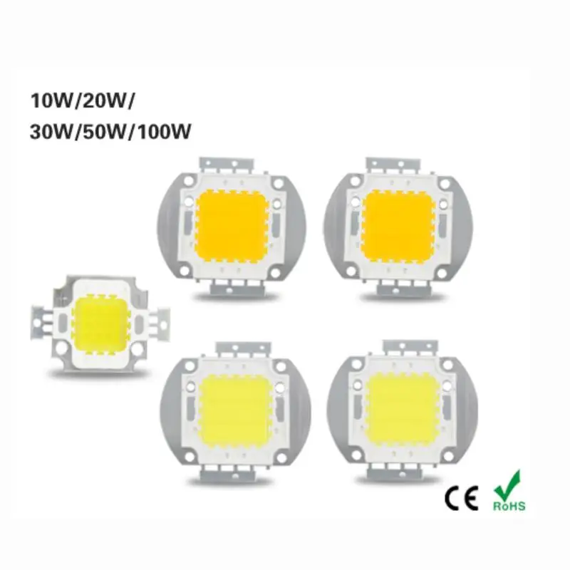 

LED Chip Bead High Power Lamp Beads 10W 20W 30W 50W 100W Warm White/White For DIY LED Flood Light Spotlight Bulbs