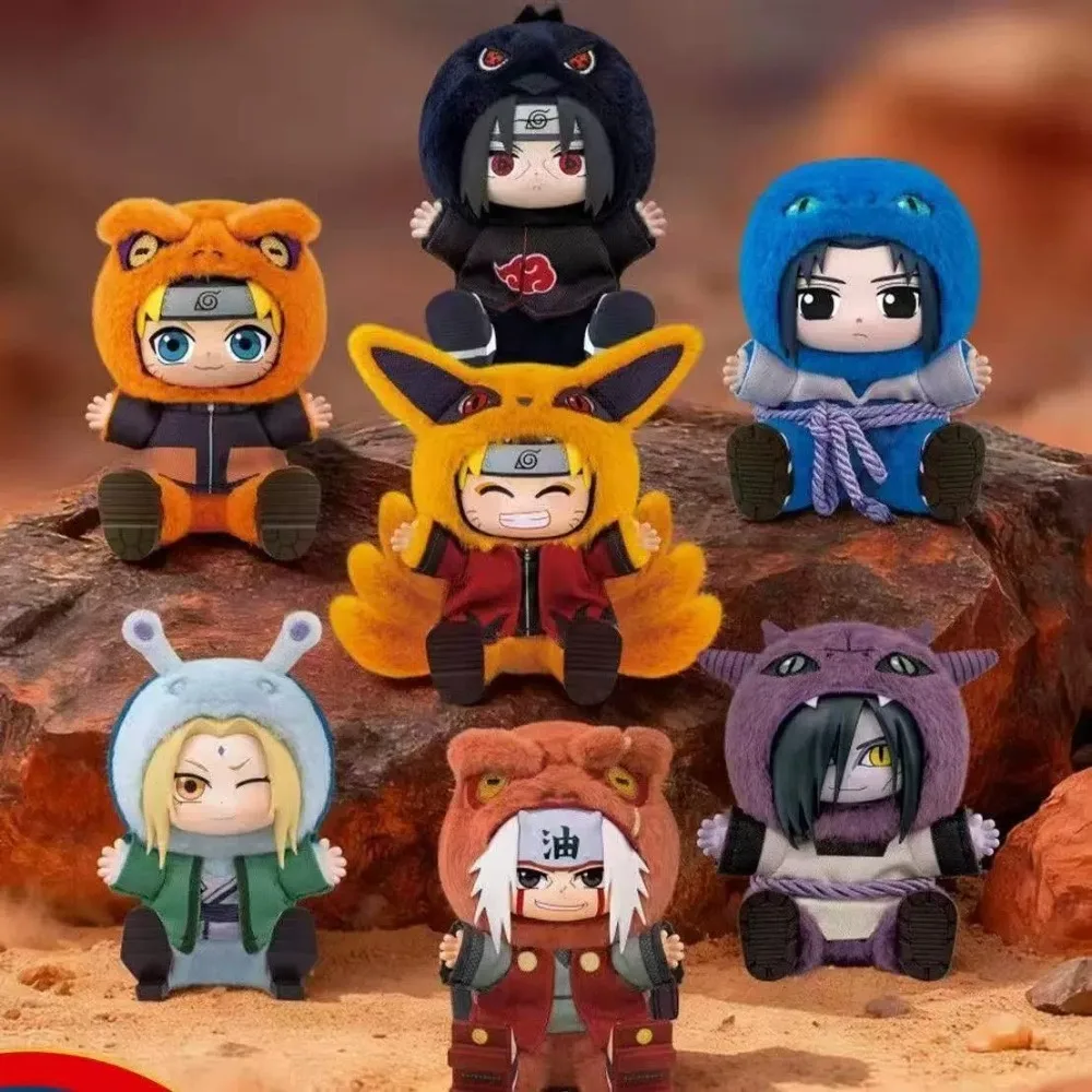 Peluche de Naruto Shippuden, Caja Sorpresa, Orochimaru, Tsunade, Llavero, Muñeco, Figura de Anime, Juguete, Regalo para Coleccionistas
