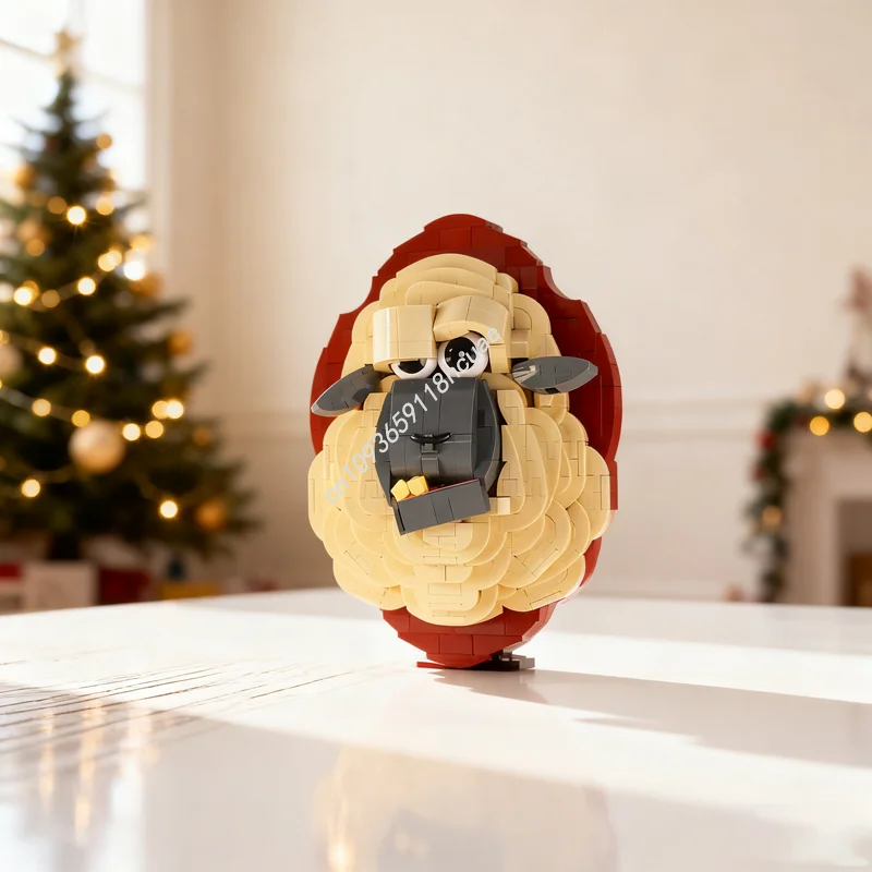 

635 шт. MOC овечка StensbyLego создана модель строительные блоки Рождественский подарок архитектура сборка творческая идея игрушка кирпич для детей