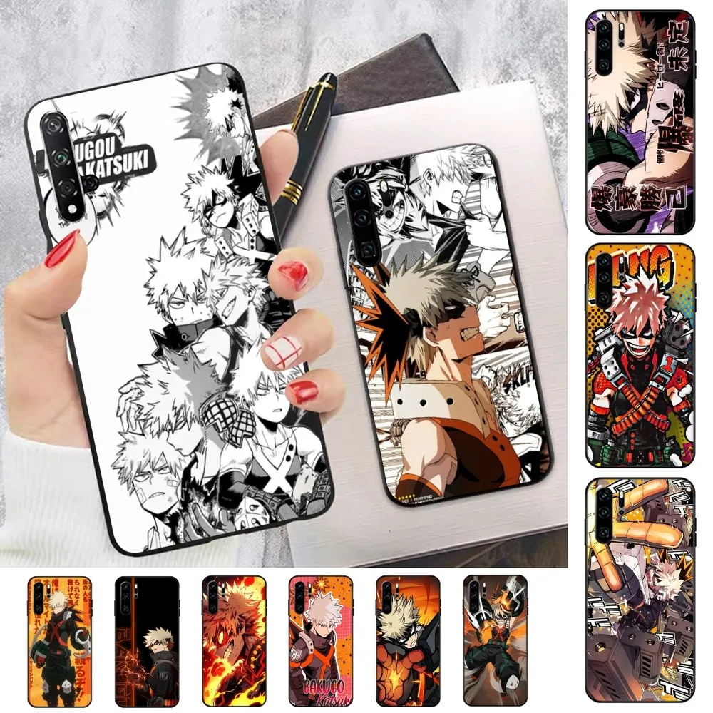 Anime B-Bakugo Katsuki  Phone Case For Huawei P 8 9 10 20 30 40 50 Pro Lite Psmart Honor 10 lite 70 Mate 20lite