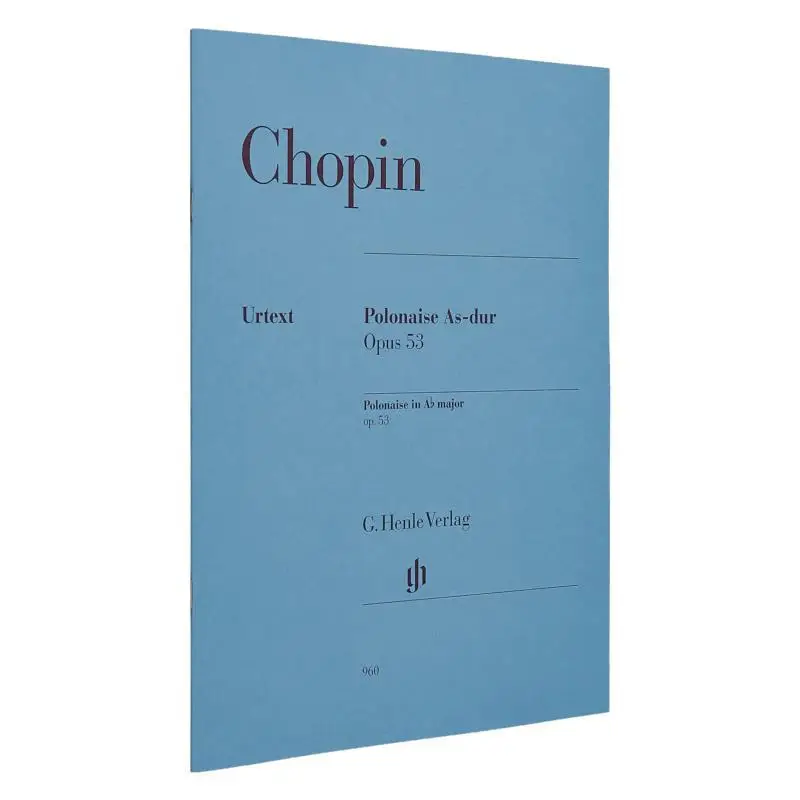 

HN960 Chopin Polonaise Ab Major Op 53 Mullemann Norbert G Henle Verlag 9790201809601 Book