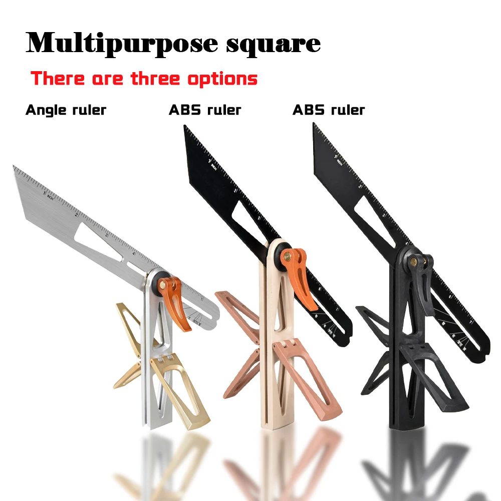 Angle Locator Woodworking Scriber Ruler Multi-Angle Scribing Tool Dovetail Gauge Carpentry square  8:1/6:1 Dovetail Tenon Gauge