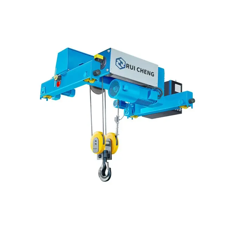 Reliable 20 Ton 32 Ton 50 Ton European Double Girder Wire Rope Hoist For Railcar Repair Shop Lifting