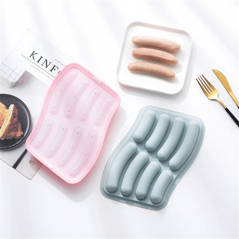 Sausage Mold Baby Silicone Homemade Children's Steamed Meat Sausage Baby Hot Dog Supplementary Food Abrasive Ham Sausage Mold