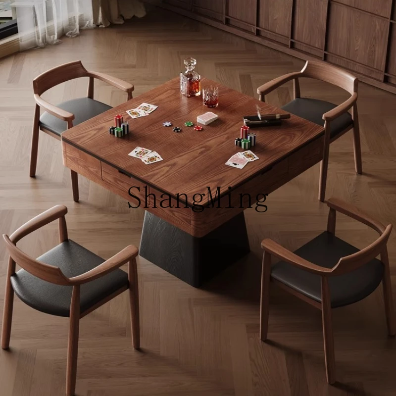 

DHY new Chinese mahjong machine automatic home living room dining table dual-purpose mahjong table