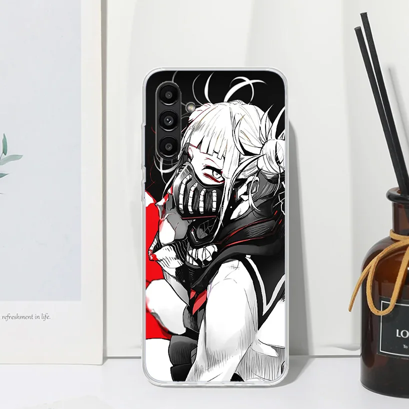 Himiko Toga Waifu Anime MHA Etui na telefon do Samsung Galaxy A15 A25 A35 A55 A14 A24 A34 A54 A13 A23 A33 A53 A12 A22 A32 A52 A05S A