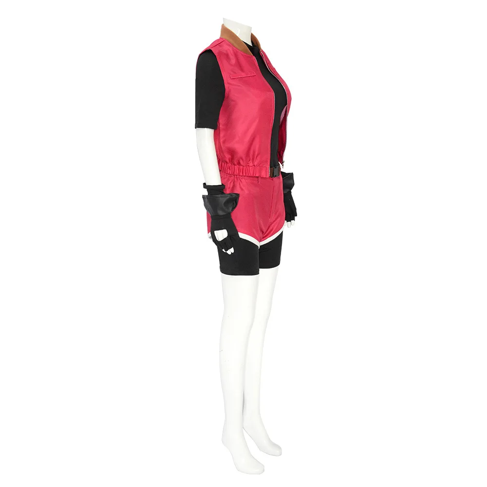 Halloween Cosplay Clothing Special Offer Claire Redfield Cosplay Costume Anime Claire Outfit Vest Shorts Set view 3