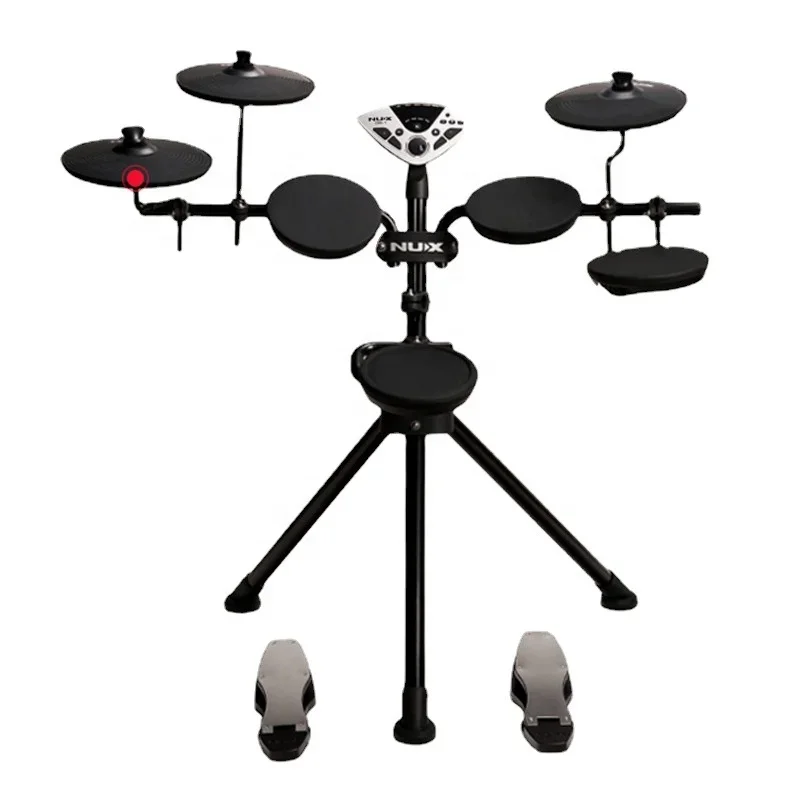 Direct Sales Learning To Practice Portable 5 Drums Practical Electric Drum Set