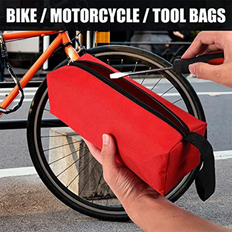 Borsa per attrezzi impermeabile da 7 pezzi borsa per attrezzi con cerniera borsa per attrezzi in tessuto borsa per attrezzi durevole 25X8.5X7 Cm