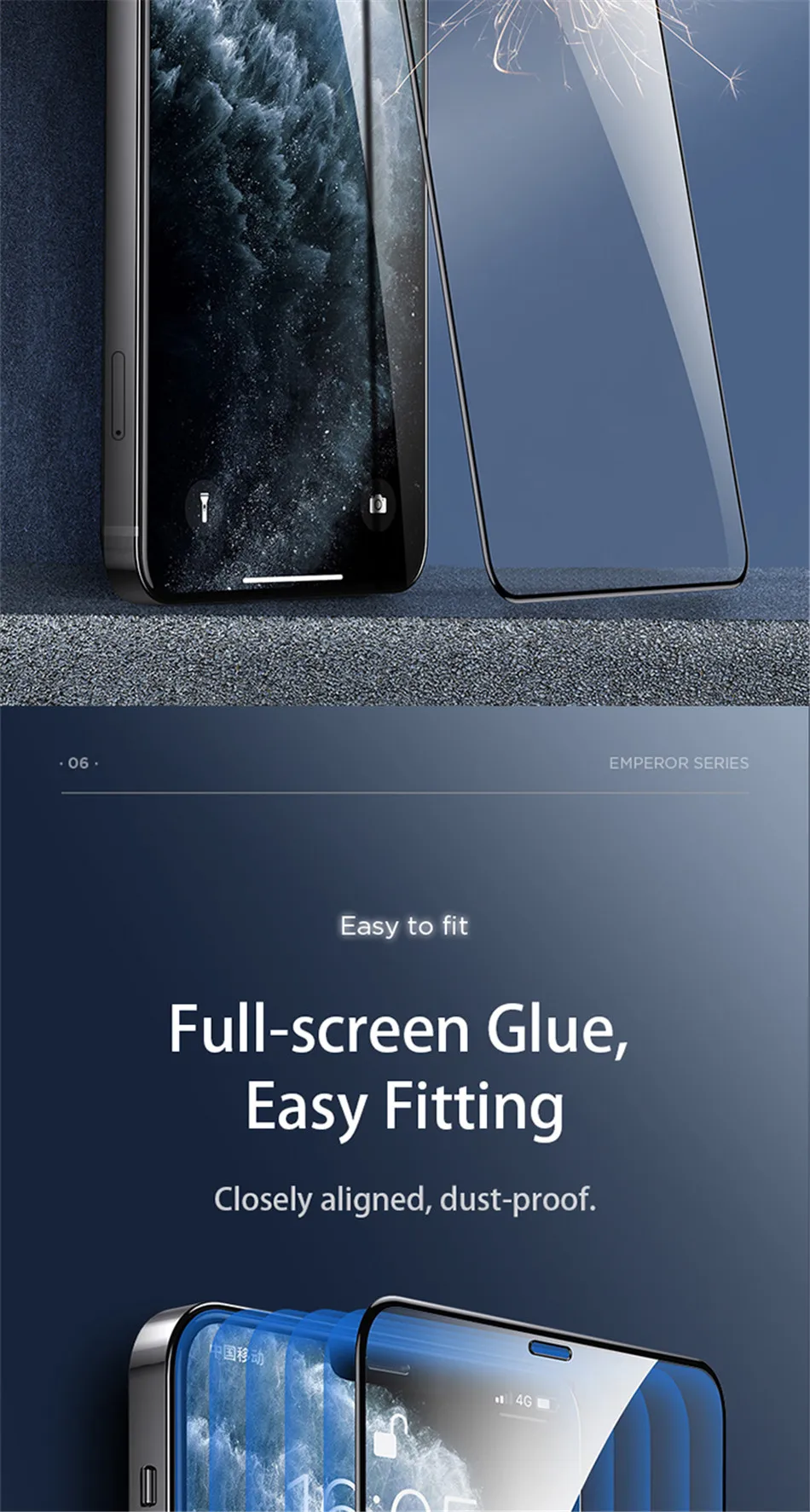Remax HD Tempered Glass Screen Protector For iPhone 18Pro 18ProMax For iPhone 17 17Pro 17ProMax For iPhone 16/15/14/13 Series