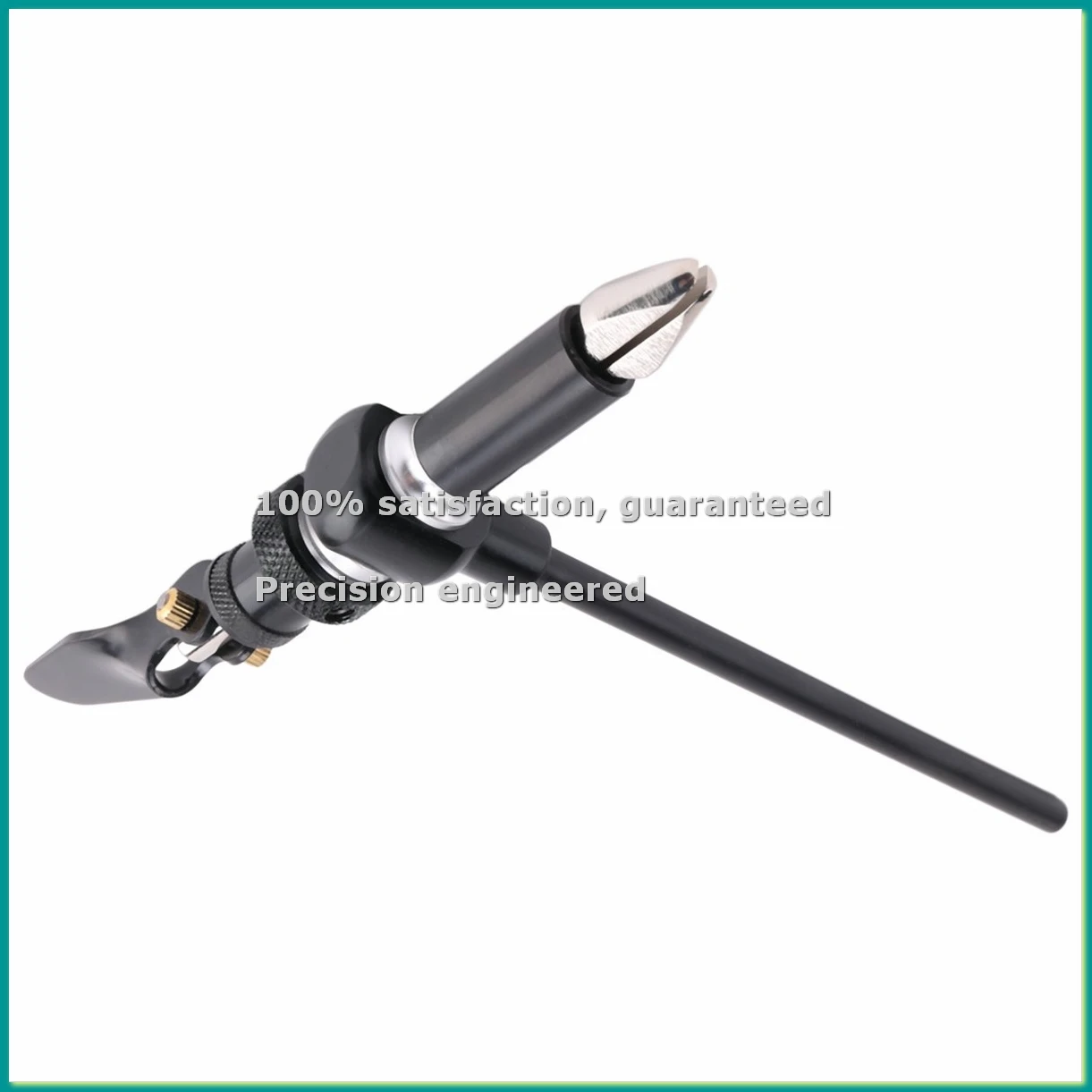 Rotatable Fly Tying C-Clamp Tying Vise with Steel Hardened Jaw Rotating Hook Tools Tying Thread Bobbin Holder-A14I