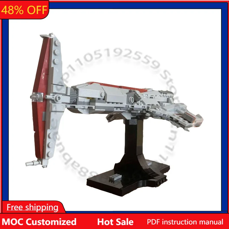 

396 деталей: Звездная битва — Молото Капитана Хаммерхауда, серия «Эндар Спайр», средний размер, MOC, модульный конструктор, технология DIY, игрушка для мальчиков, подарок