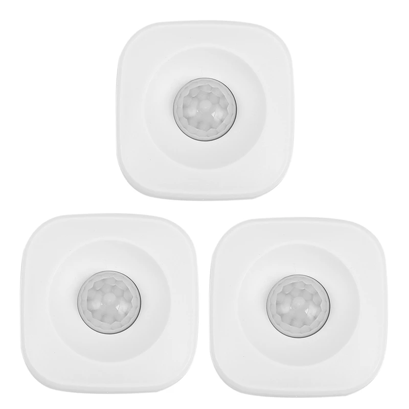 3X Smart Zigbee PIR Motion Sensor Support Tuya Smart Life APP IFTTT For Amazon Echo 2Nd Plus Work With Tuya Platform Hub