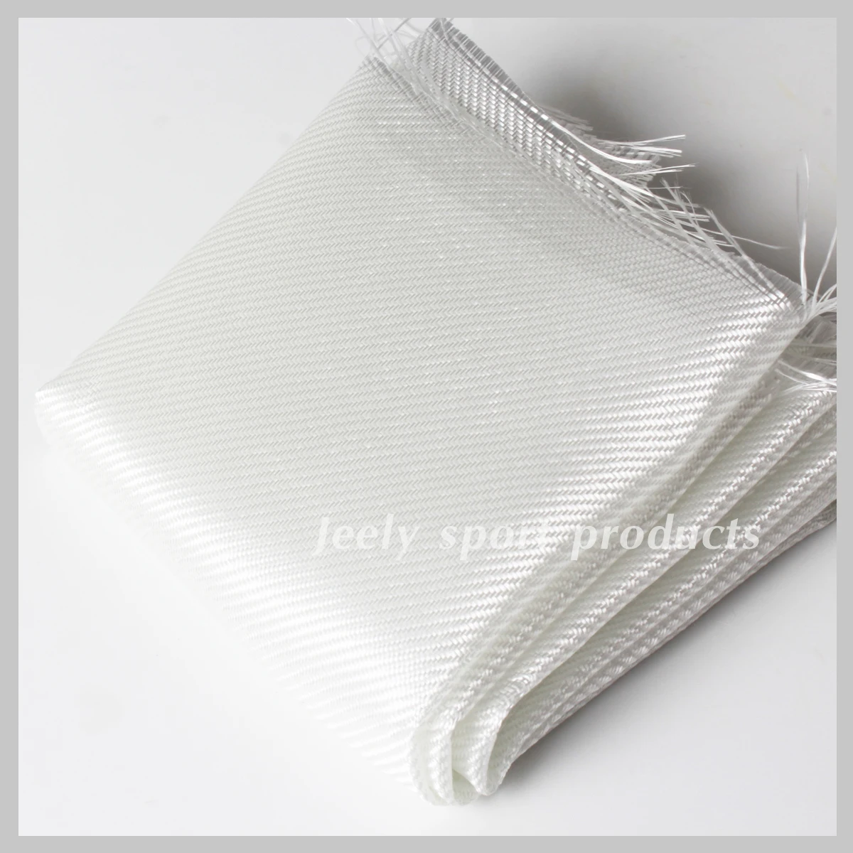 Jeely E-Class 80gsm Glass Fiber Twill Woven Fiberglass Fabric Cut-Resistant Reinforce Cloth