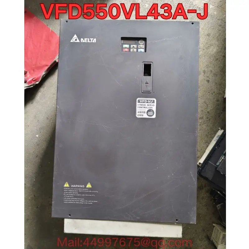 

Second-hand VFD550VL43A-J oil-electric servo drive function test is normal You can bargain.